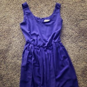 Calvin Klein purple dress with pockets . Size L